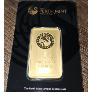 SPRZEDAM złoto sztabka 1 oz - Perth Mint Australia | CertiCard