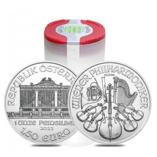160 srebrnych monet 1-uncjowych
