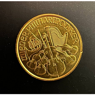 Moneta Złota Wiedeński Filharmonik 1/25 Oz