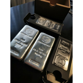 20 x sztabka srebra próby 999 1kg 1000g Germania Mint