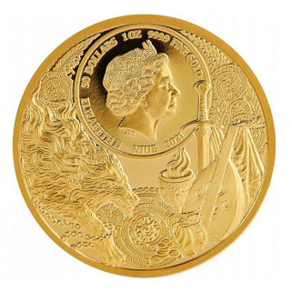 Złota Moneta Kolekcjonerska Wiedźmin Ostatnie Życzenie 1OZ 50$