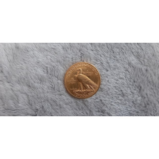 10 Dolarów Indianin, 1932 USA Orginalna piekna złota moneta