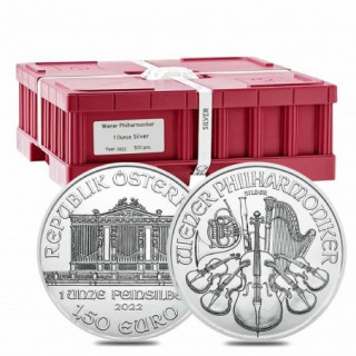 Wiedeński Filharmonik 2022 1oz Ag - NOWE MONETY - tuby/masterbox