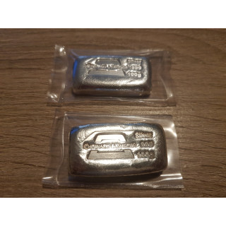 2 x sztabka srebra 100g