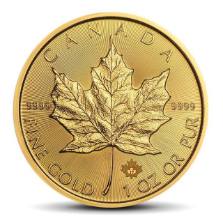 Kanadyjski Liść Klonowy 1 uncja Złota 2021