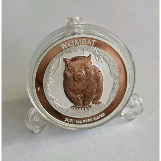 Srebrna moneta WOMBAT 1 uncja 2021. Pierwsza moneta z serii
