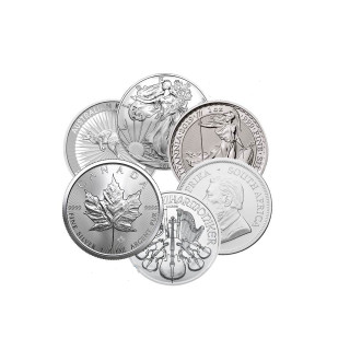 SREBRNE monety 1oz różne nawet od 1 szt.