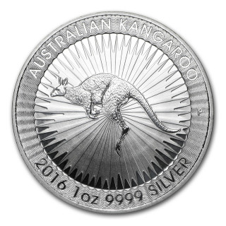 Moneta srebrna 1oz Australijski Kangur+kapsle