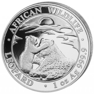 Leopard - 1 oz srebrna moneta 2019