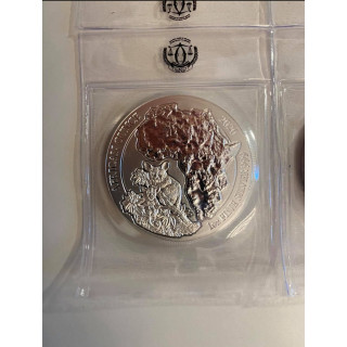 5 x 1 oz moneta Bushbaby Galago Rwanda 2020 srebro ( 4 monety)