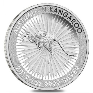 Moneta srebrna 1oz Australijski Kangur- Tuba+kapsle