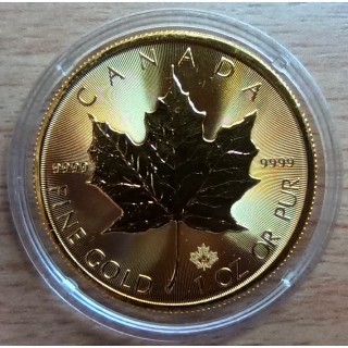 Kanadyjski Liść Klonowy 2020 - 1 uncja - złota moneta bulionowa