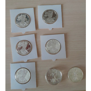 Monety 1oz srebrne - 40 sztuk, Liść, Kookaburra, Liberty, Kangur