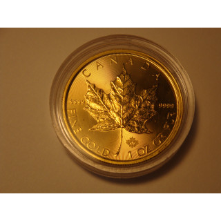 Złota moneta 1oz KANADYJSKI LIŚĆ KLONY