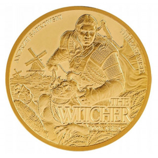 Złota Moneta Kolekcjonerska Wiedźmin Ostatnie Życzenie 1OZ 50$