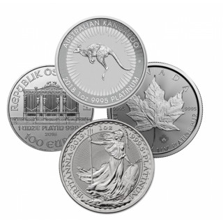kupię monety platynowe 1oz/uncja (różne miasta)
