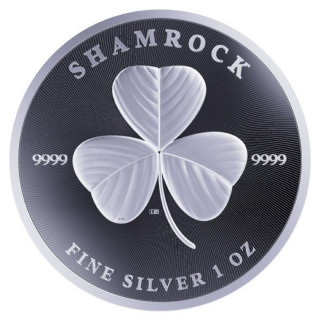 Shamrock 2022 srebrna moneta Niue 1oz