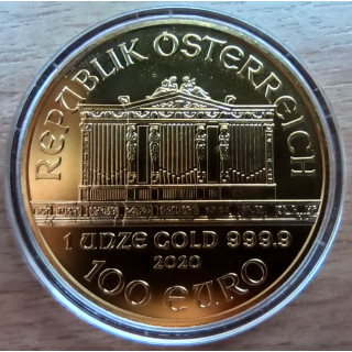 Wiedeński Filharmonik 2020 - 1 uncja - złota moneta bulionowa