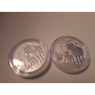 Rok Bawoła 2oz Silver