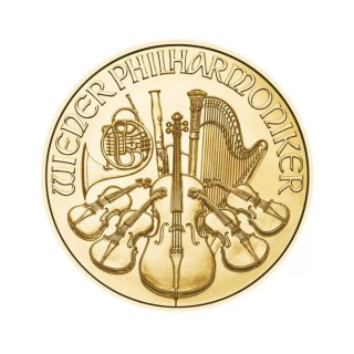 Wiedeński Filharmonik 1 uncja złota lata losowe