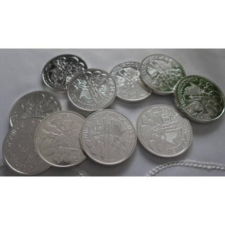 Kupię srebrne monety 1 uncjowe (popularne rodzaje). Odb osobisty