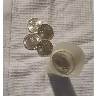PAKIET Kanadyjski Liść Klonowy 25x1 oz Srebra 2019