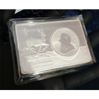 Sztabkomoneta KRUGERRAND 1oz w sztabce plater silver 3oz 2017