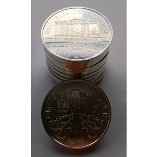 1 oz. Srebrna moneta Filharmonik Wiedeński 2021 - 10 szt.