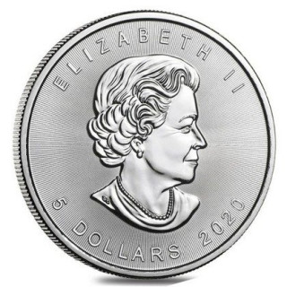 1500 monet x 1 oz - Kanadyjski Liść Klonowy 2020