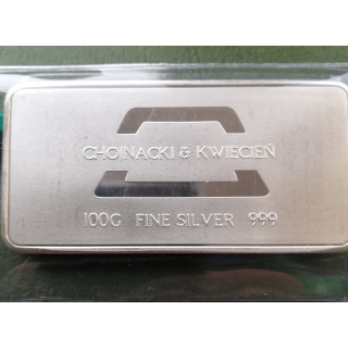Sztabka srebrna 100g