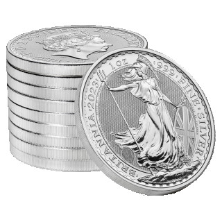 Britannia Elżbieta II Srebrna Moneta 2023 DOWÓD ZAKUPU