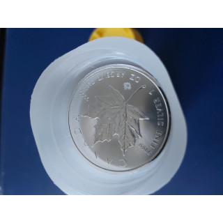 Kanadyjski Liść Klonowy, srebro - rocznik 2018, tuba: 25 x 1 oz