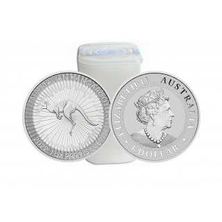 1$ Kangur 1 uncja srebra 2022 100 sztuk 4 TUBY