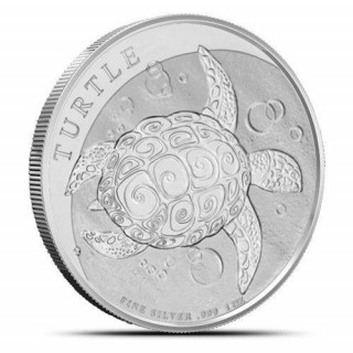 Tuba Żółw Szylkretowy 1 uncja Srebra 2022 x25 oz