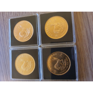 4 szt 1 oz Krugerandów.