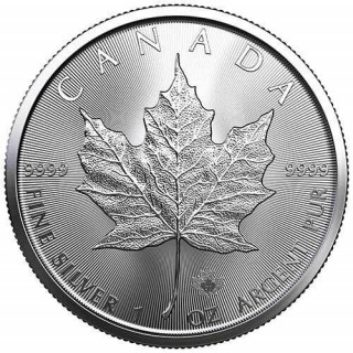 Monety bulionowe srebro Kanadyjski Liść Klonowy 300szt