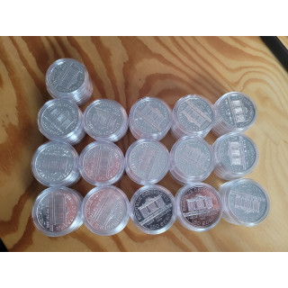 63x Wiedeńscy Filharmonicy 2021 1oz Srebro Bulion + kapsle