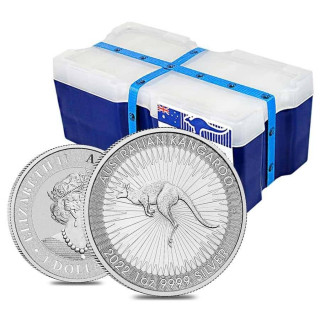 Srebrny Australijski Kangur– 4x250 oz srebra 2022 -faktura Tavex