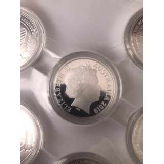 Royal Australian Mint, Srebrne monety 1 oz ( 1oo sztuk )